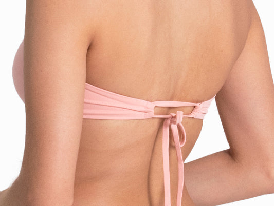 TOP STRAPLESS PALO DE ROSA