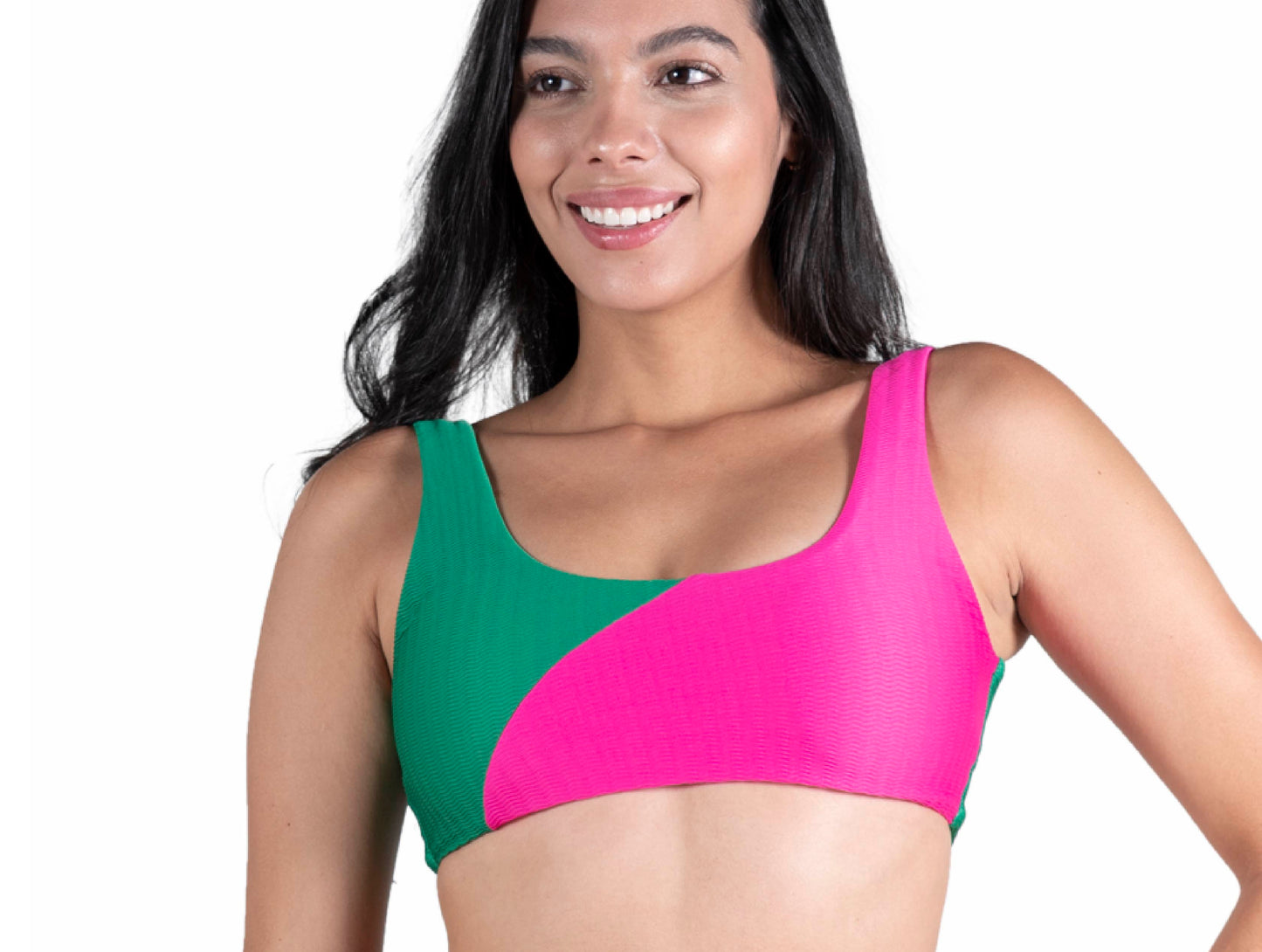 TOP LILY FUCSIA/VERDE