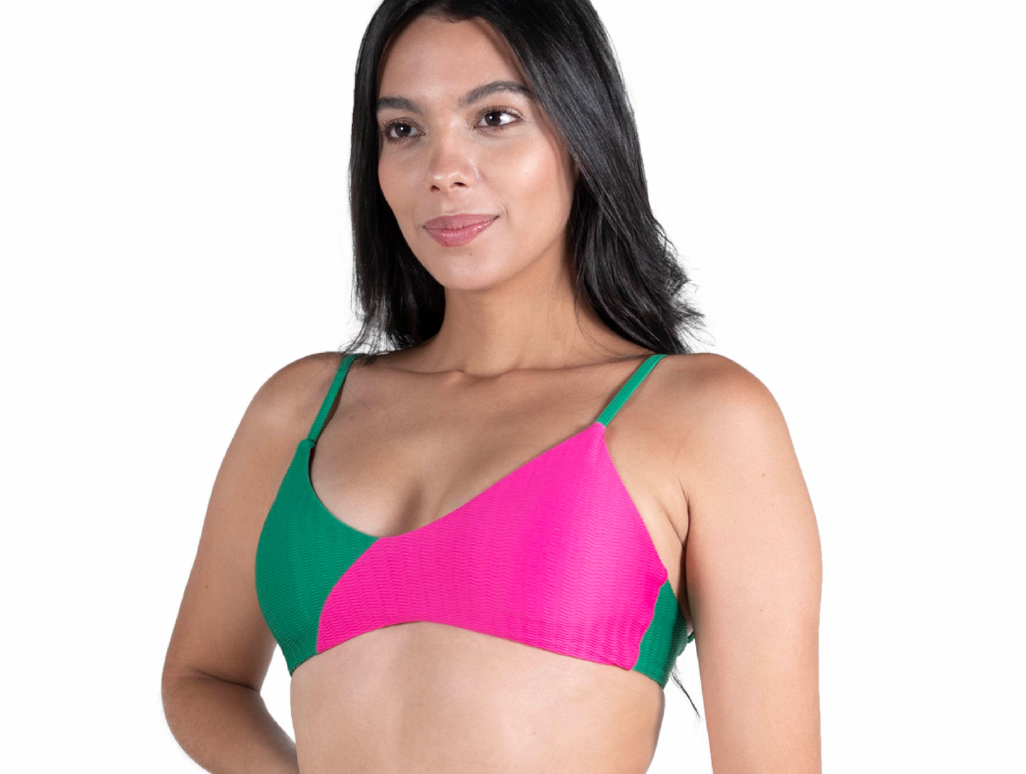TOP ALE FUCSIA/VERDE