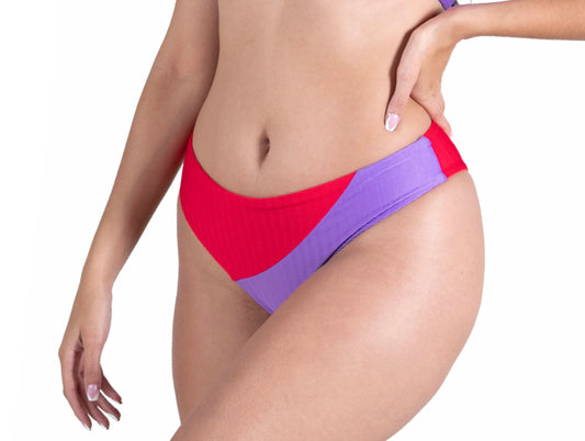 PANTY LILY ROJO/MORADO